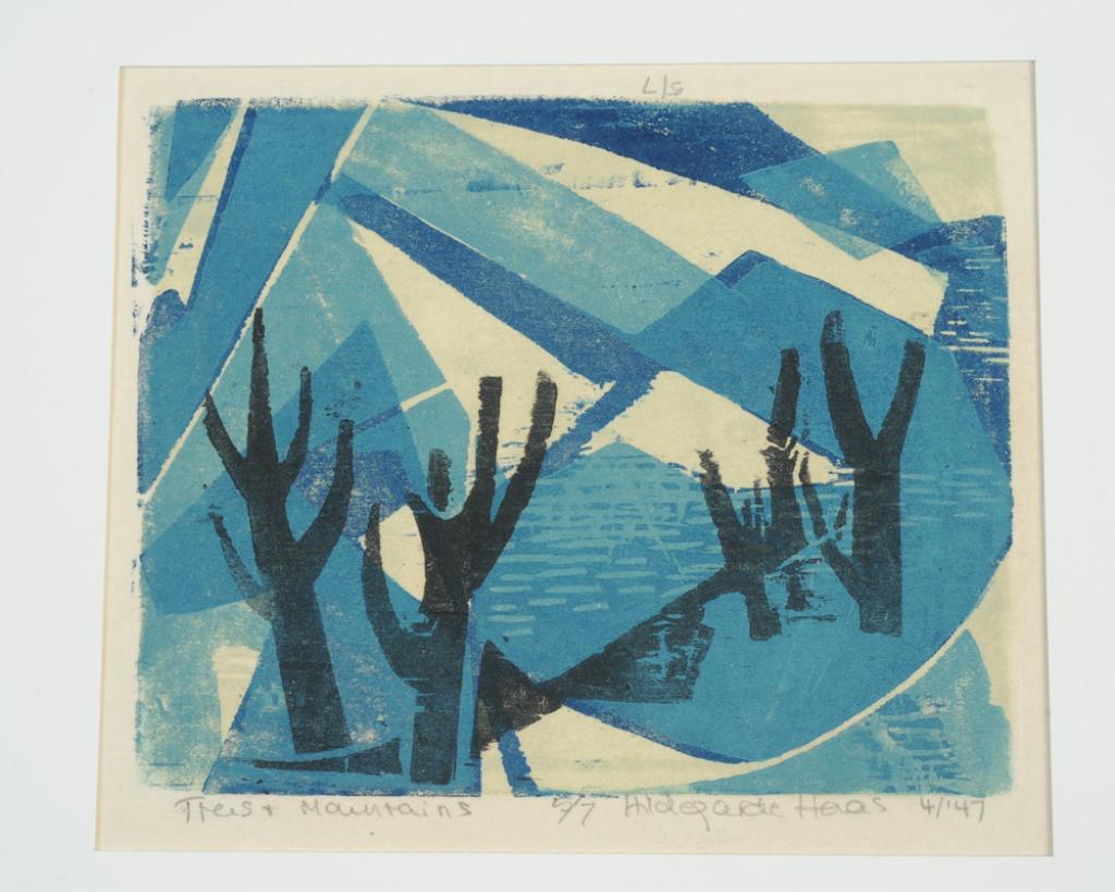 Hildegarde Haas (1926-2002) Woodcut (1 of 3)