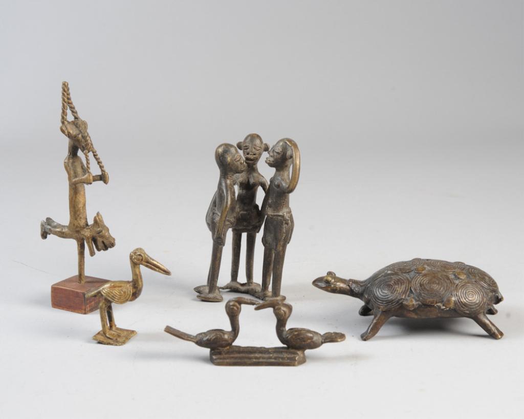 Lot African Bronze Figures (1 of 12)