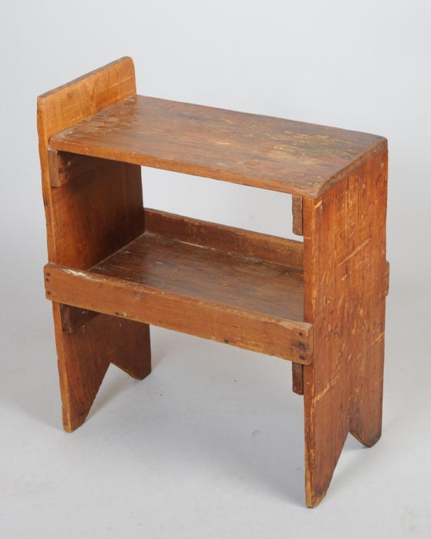 Country Bucket Bench Shelf (1 of 5)