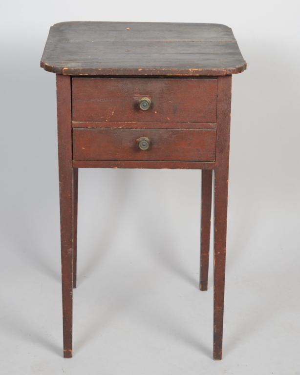 Federal Style 2-Drawer Work Table (1 of 5)