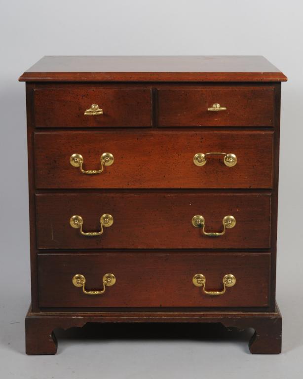 20th C. Chippendale Style Bachelor's Chest (1 of 1)