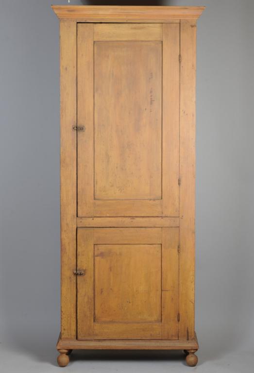 Antique Painted Country Tall Cabinet (1 of 8)