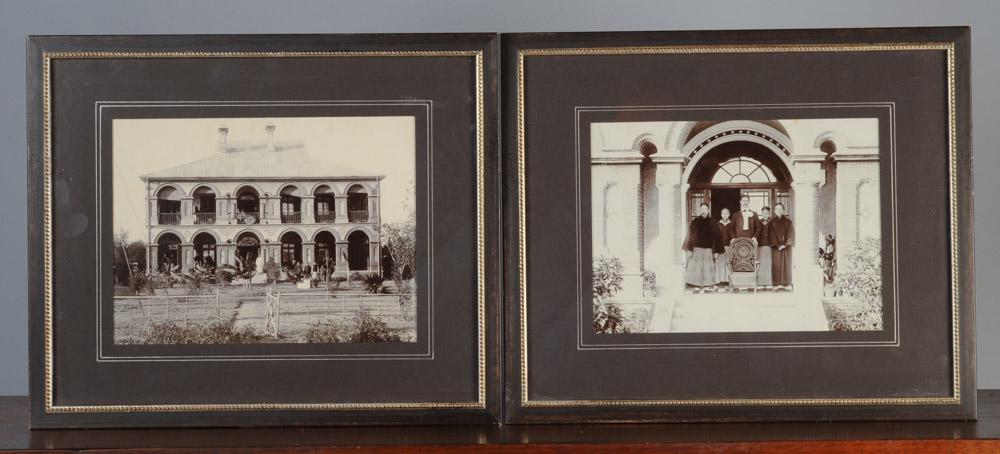 Two 19th C. Framed Photos, US Consulate in China (1 of 3)