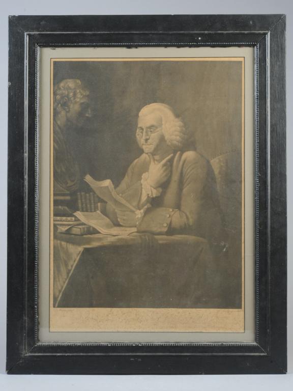 Print after David Martin, Benjamin Franklin (1 of 5)