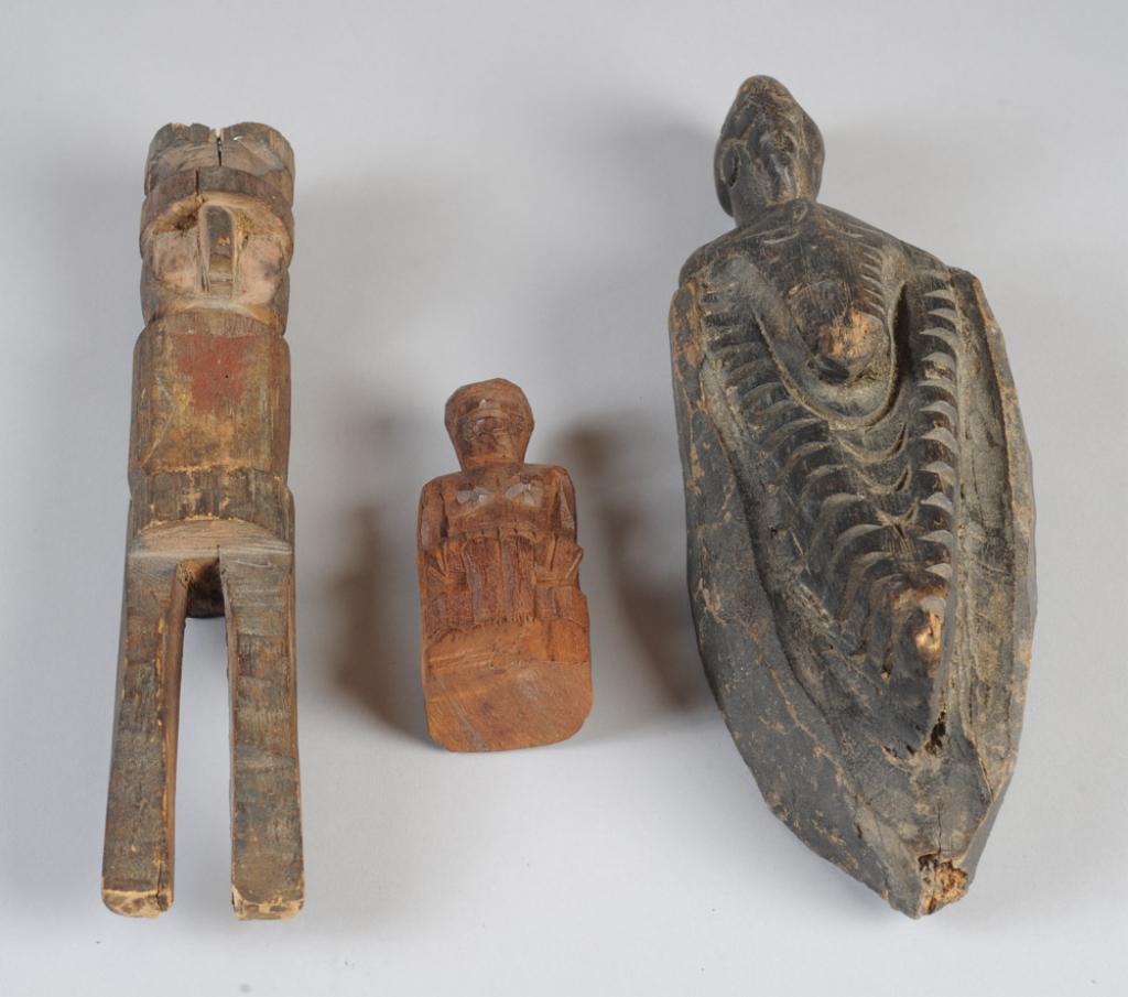 Three Tribal Wood Carvings (1 of 4)