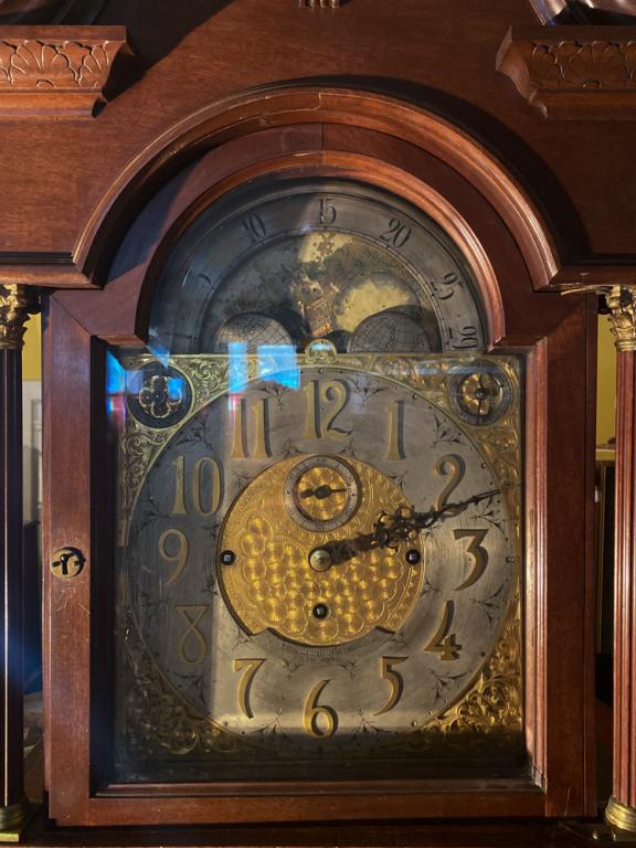 Early 20th C. Chippendale Style Tall Case Clock (1 of 6)