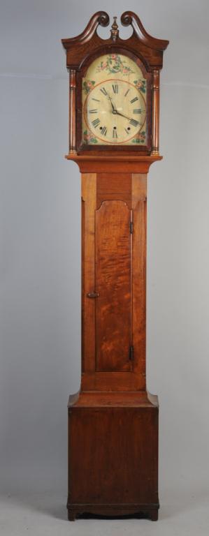 19th C. Walnut 30-Hour Tall Case Clock (1 of 14)