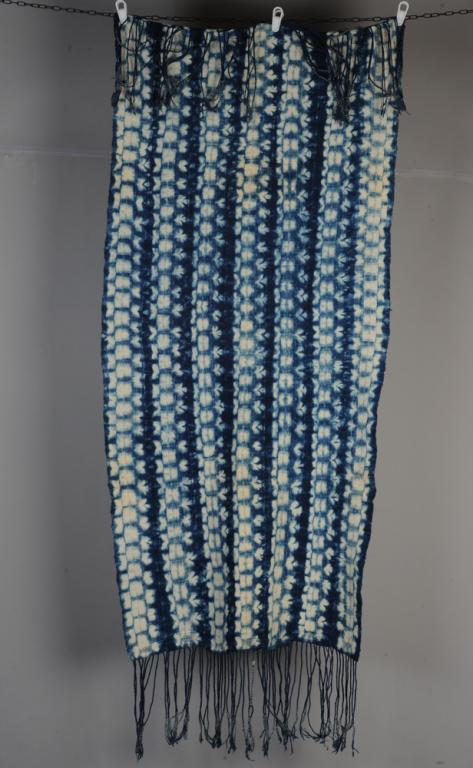 West  African Indigo Tie-Dyed Textile, Mali (1 of 6)