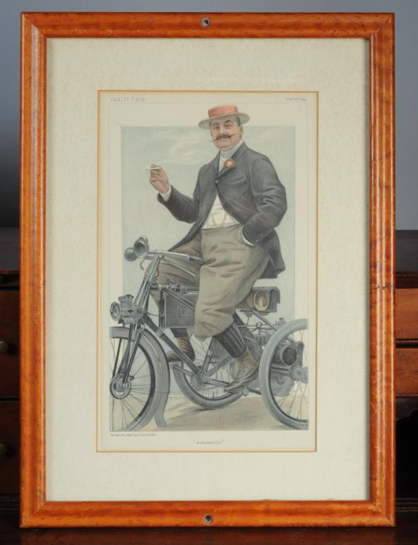 1899 Vanity Fair Print "Automobile" (1 of 1)