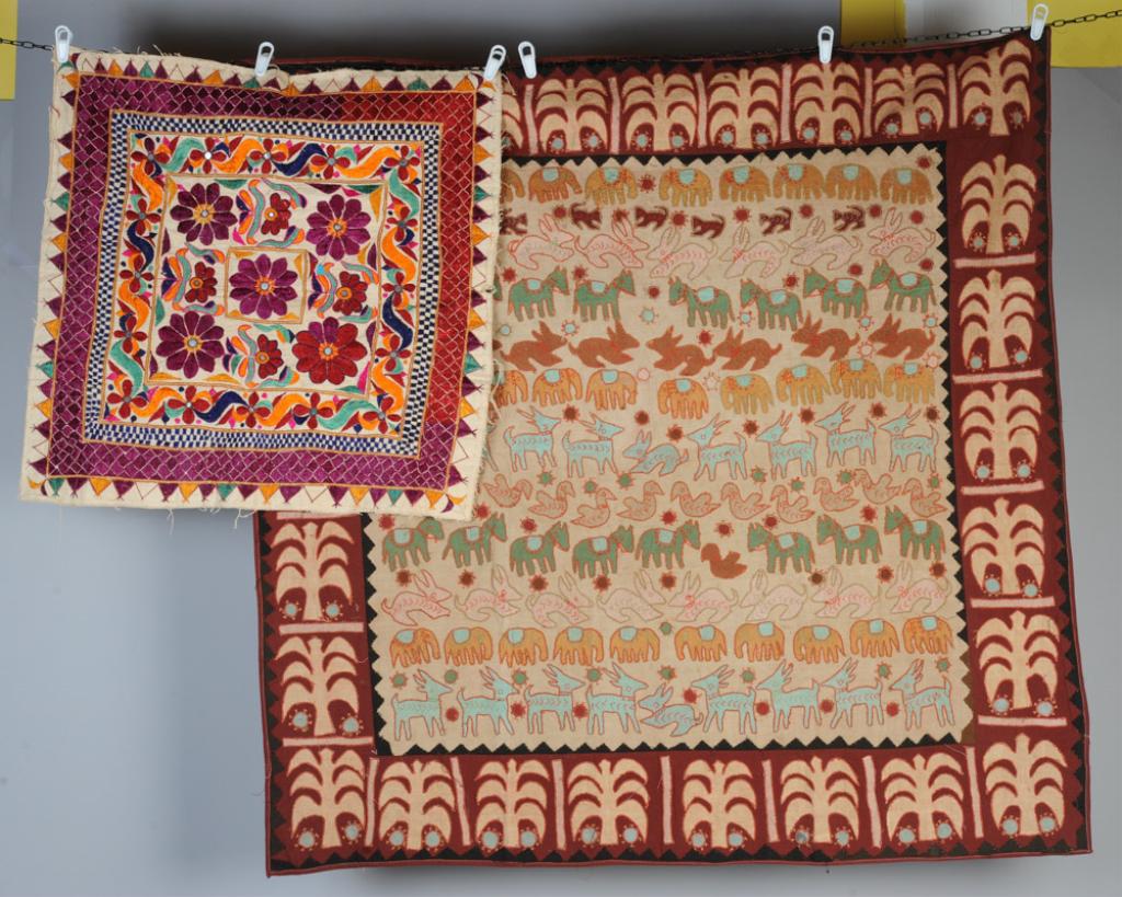 Two Gujarat Applique & Embroidery Textiles, India (1 of 15)