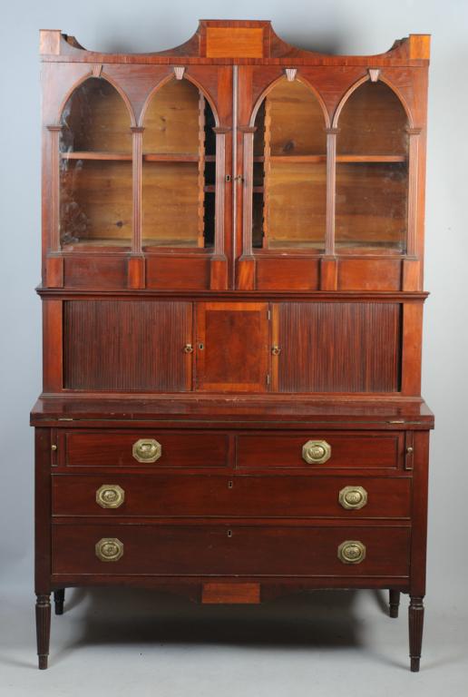 Antique Sheraton Style Butler's Desk (1 of 9)