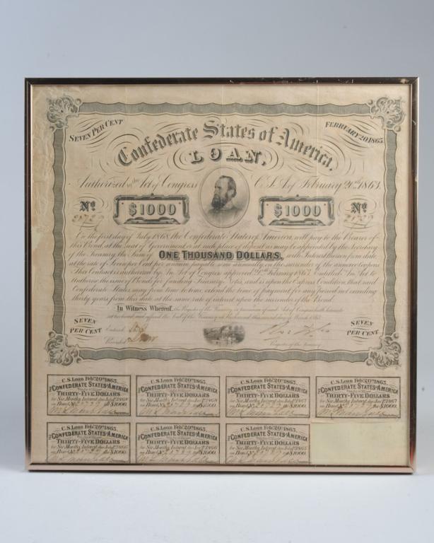 Confederate Loan Certificate (1 of 7)