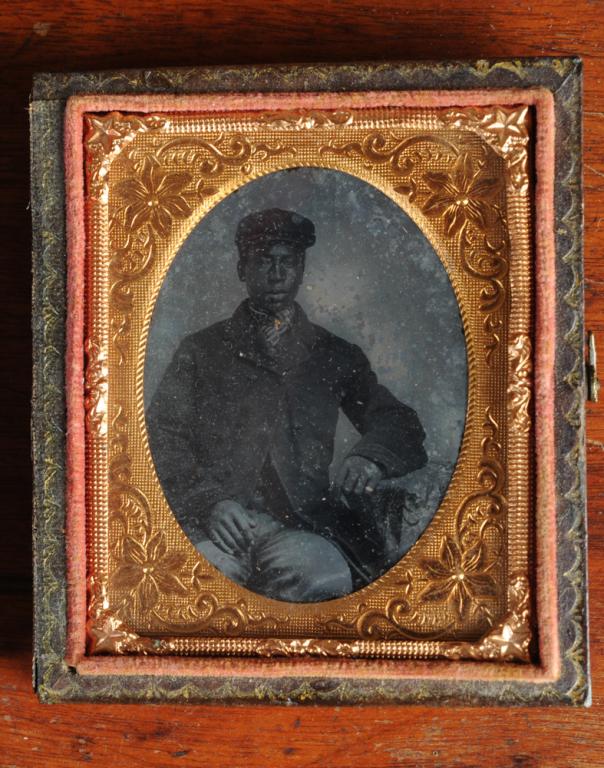 Ninth Plate Ambrotype Young African American Man (1 of 4)