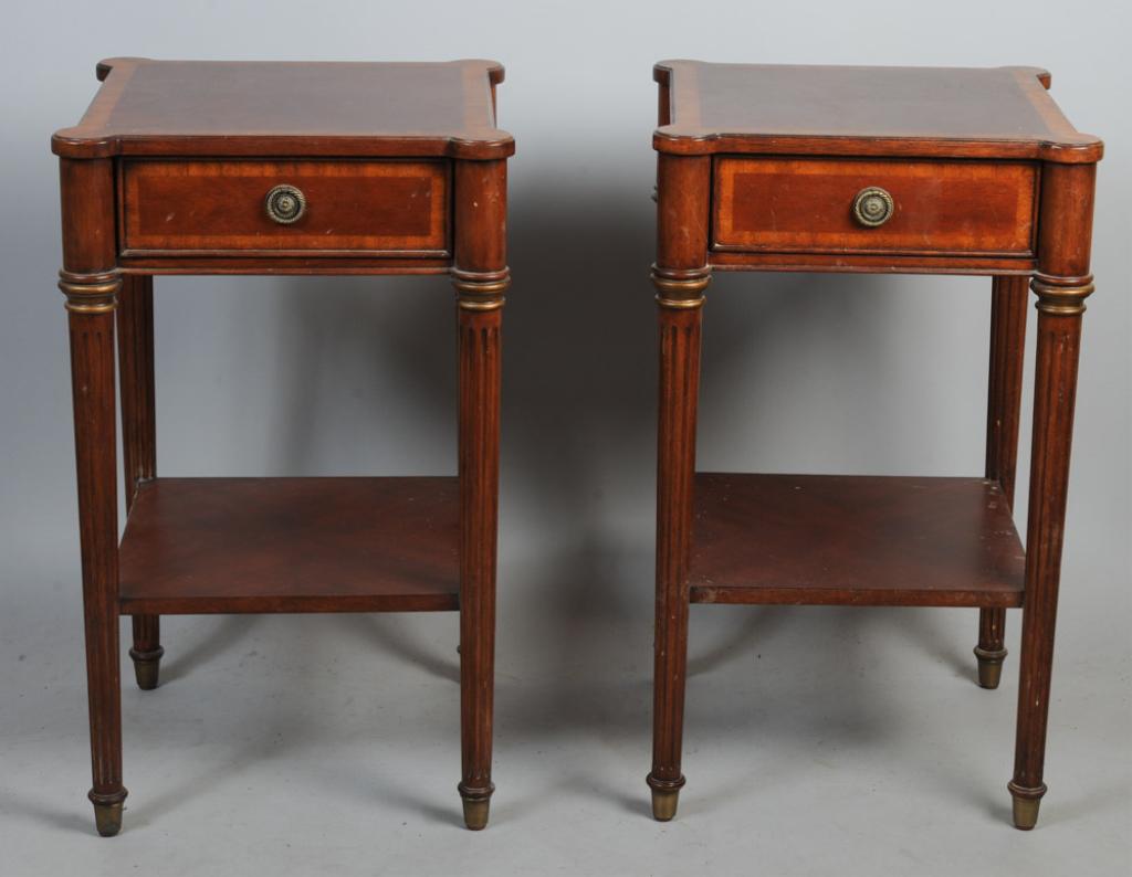 Pair of Ethan Allen Single-Drawer Side Tables (1 of 5)