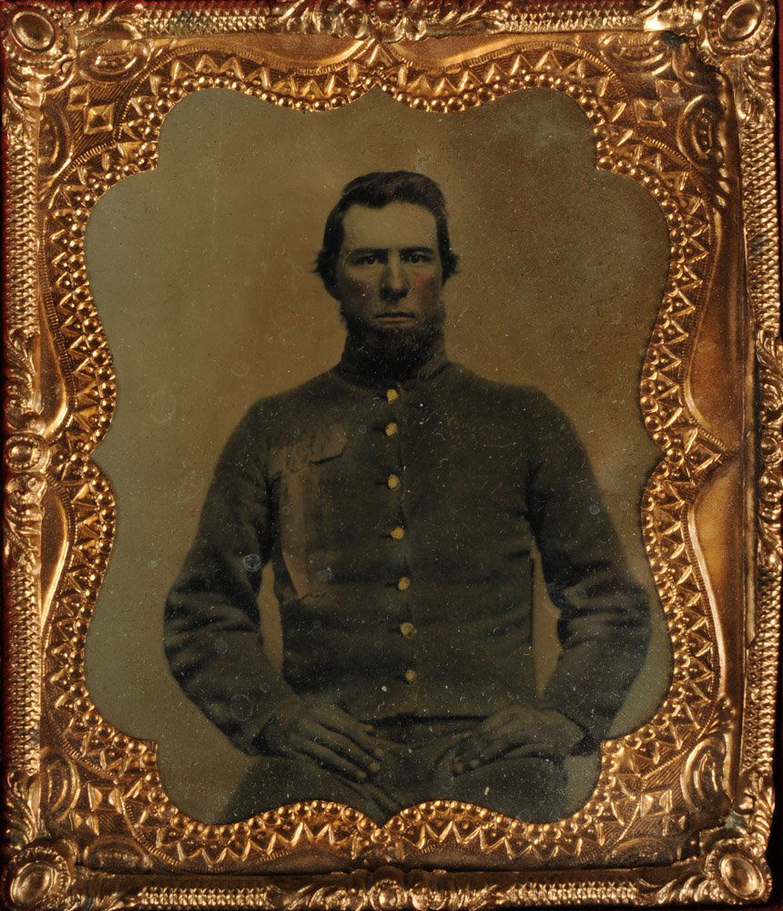 Ambrotype of a Confederate Soldier (1 of 4)