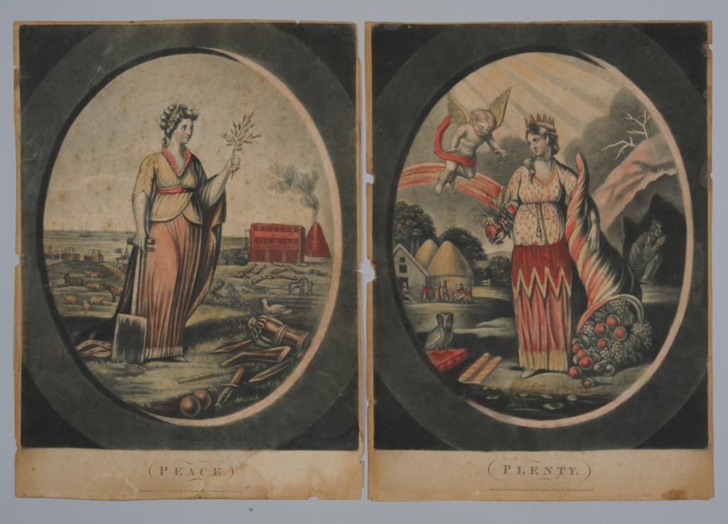 Pair P. Stampa 18th C. Mezzotints (1 of 6)