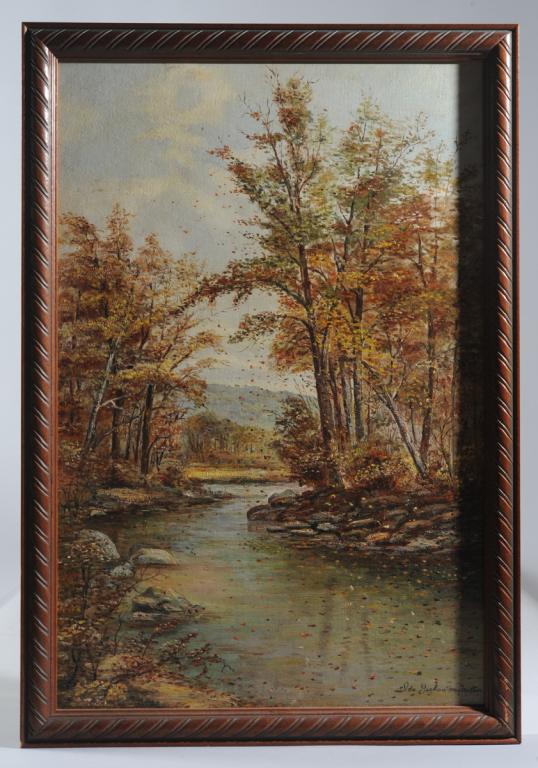 Oil Painting Landscape with River (1 of 3)