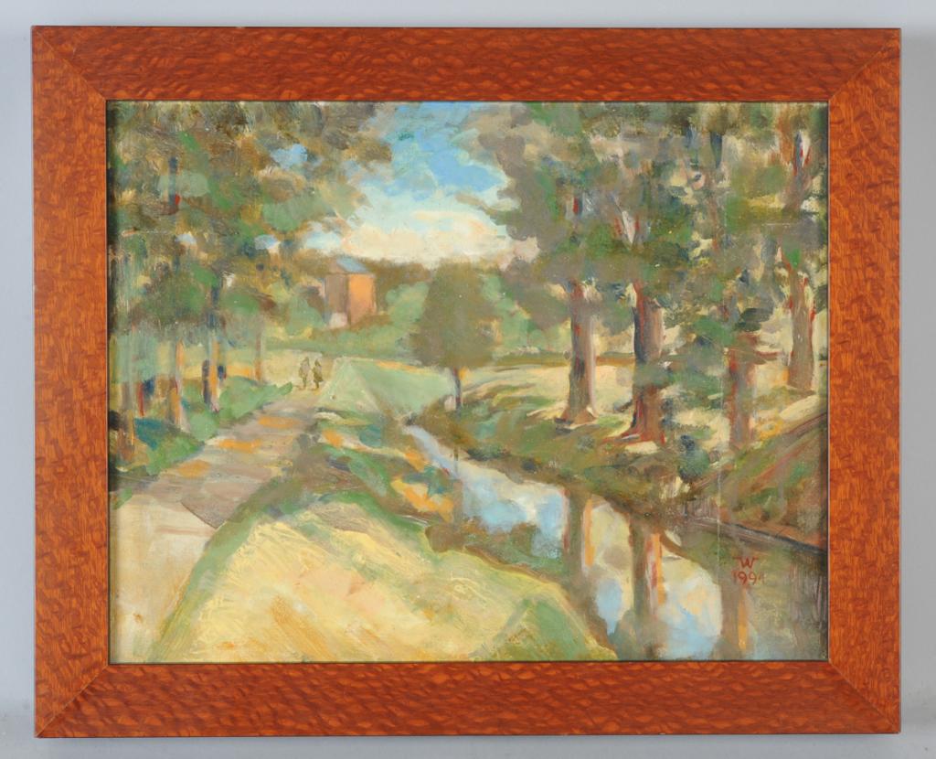 Werner K. Sensbach Painting, U of Virginia (1 of 4)