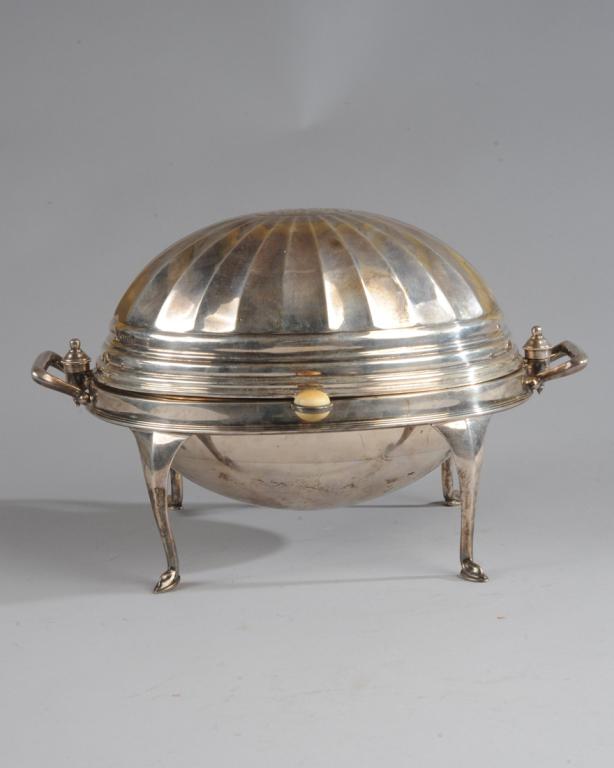 English Sterling Silver Lidded Footed Server (1 of 6)