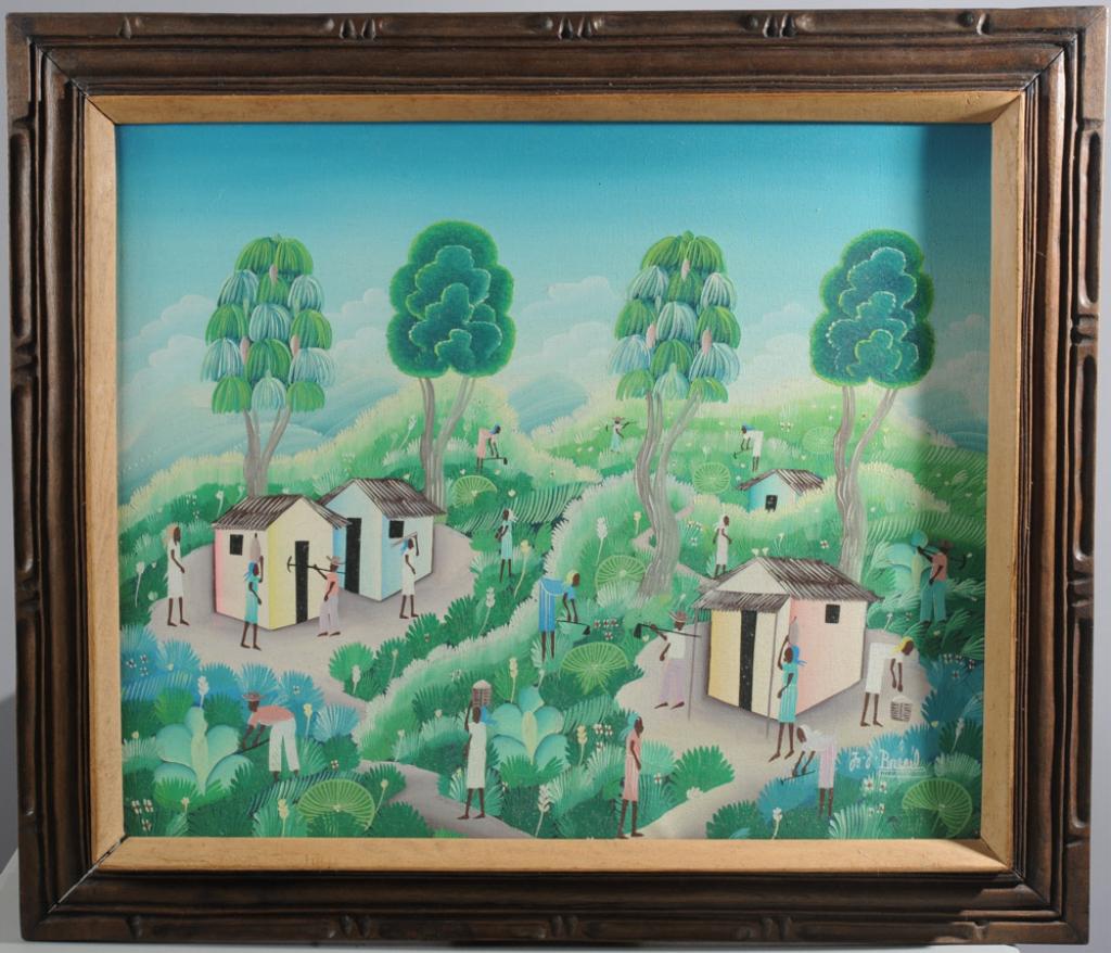 Jean J. Bresil (20th C.) Oil on Canvas (1 of 3)