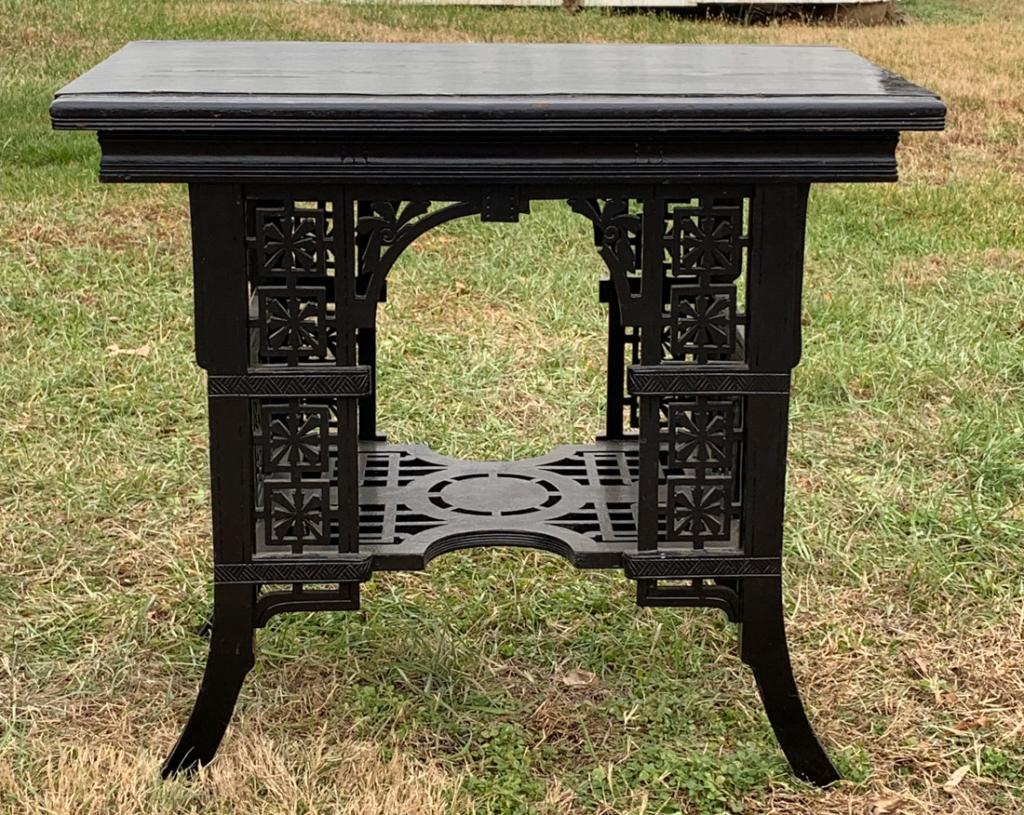 19th C. Aesthetic Movement Table (1 of 4)