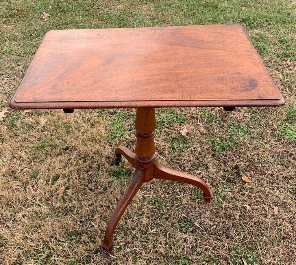 Antique Tilt Top Occasional Table (1 of 3)