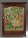 Diamond Dyes Store Display Cabinet c1900