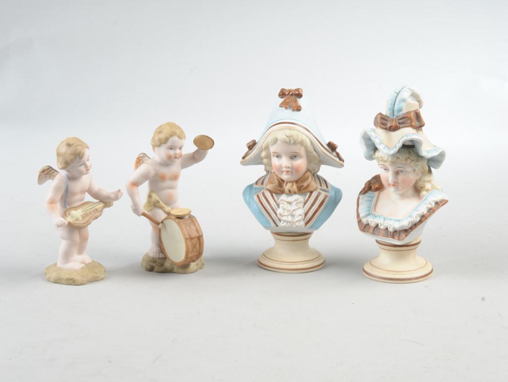 Bisque Grouping, Busts & Cherubs (1 of 5)