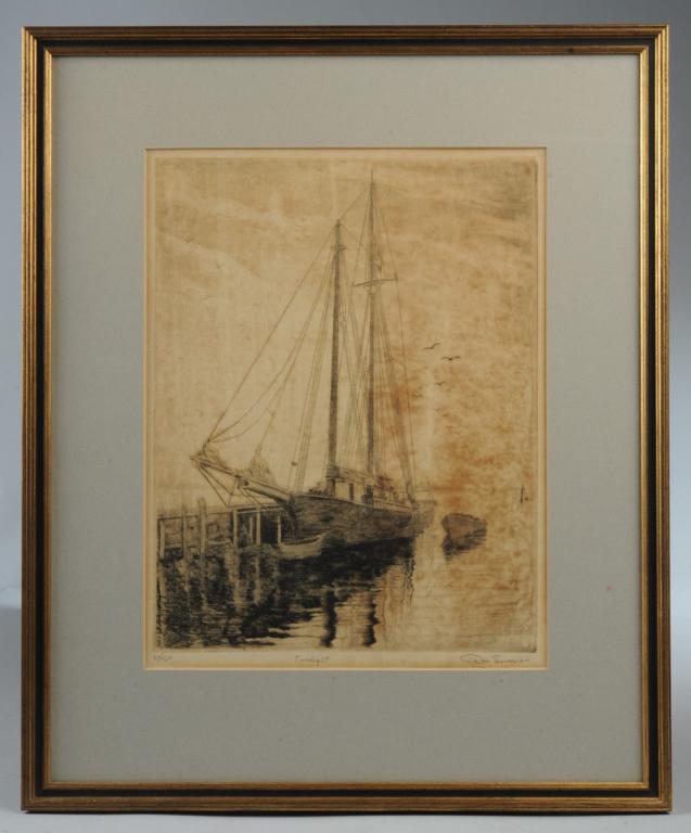 Don Swann Engraving "Twilight" (1 of 3)