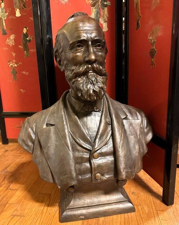 Jacob Fjelde (1855-1896) Bronze Bust Sculpture (1 of 3)