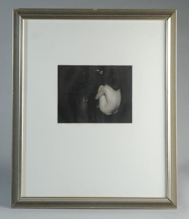 Edward Steichen: Torso, Paris, 1902, Photogravure: Photogravure of nude after the photo by Luxembourg-born American artist Edward Jean Steichen, (1879-1973.) Paper to verso of frame reads: "Copyright 1981 Aperture, Inc. 1996 Aperture Foundation Inc. A