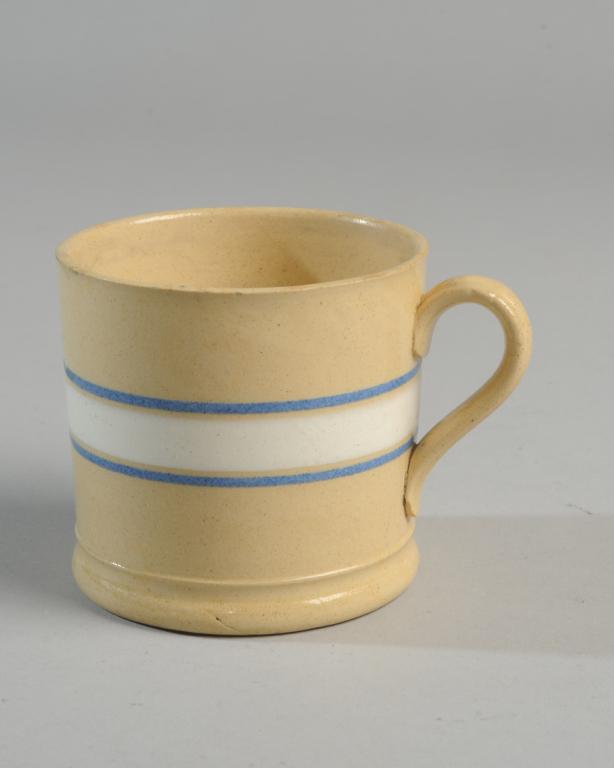 Early 19th C. Banded Mochaware Mug (1 of 2)