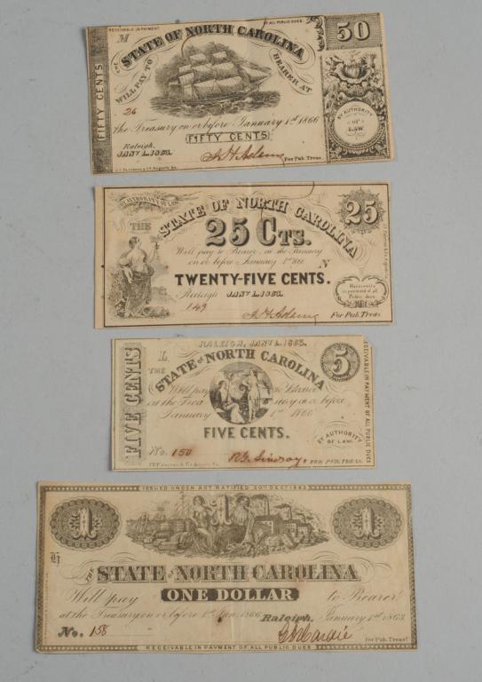 Mixed Group North Carolina Fractional Currency (1 of 2)