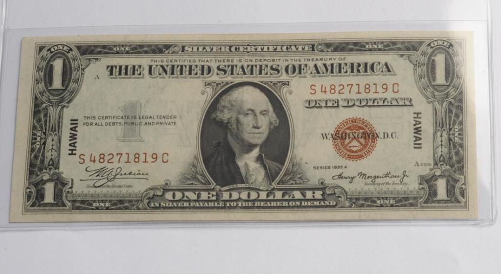 1935 Silver Certificate Hawaii 1-Dollar Note (1 of 2)