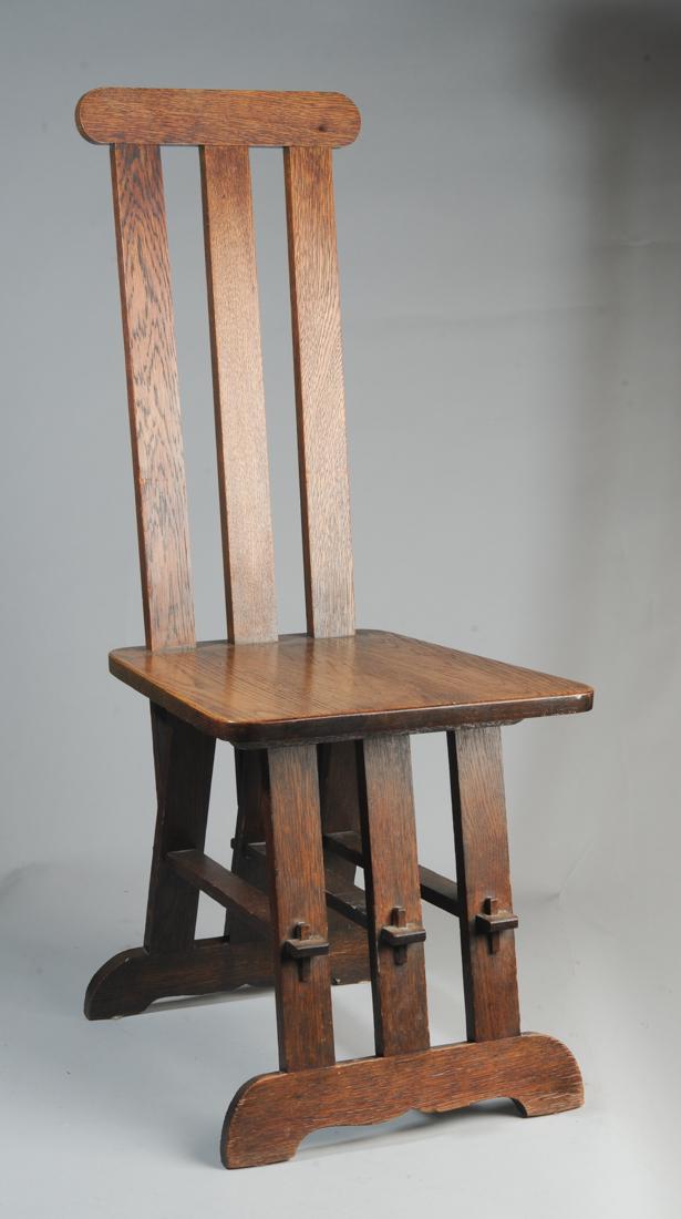 Antique Arts & Crafts Side Chair, Stickley? (1 of 5)