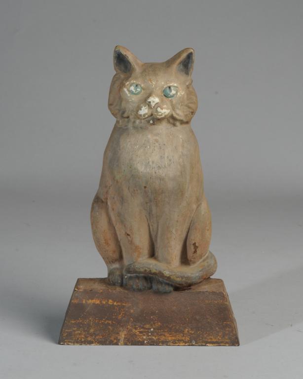 Early Cast Iron Cat Doorstop (1 of 3)