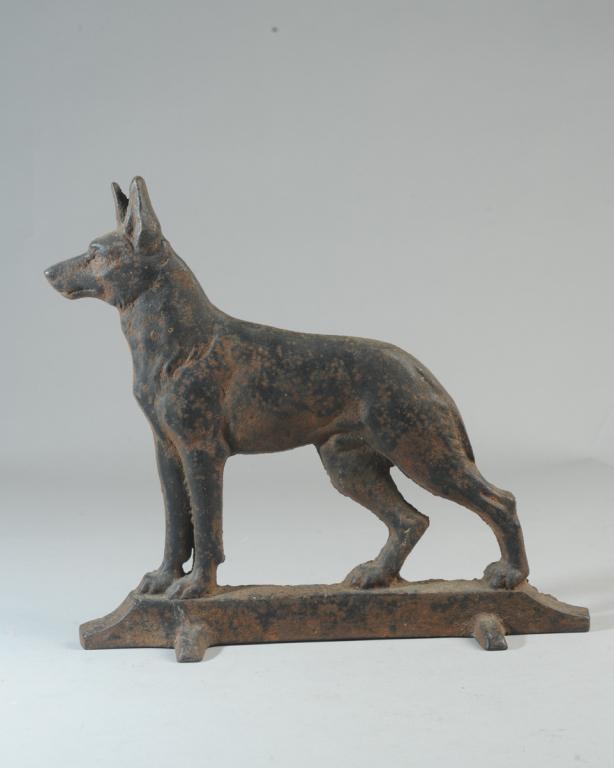Cast Iron German Shepard Doorstop (1 of 2)