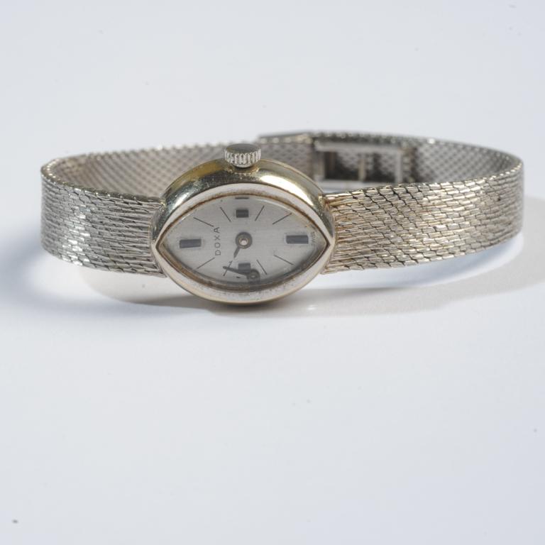 Doxa 14K White Gold Ladies Watch (1 of 3)
