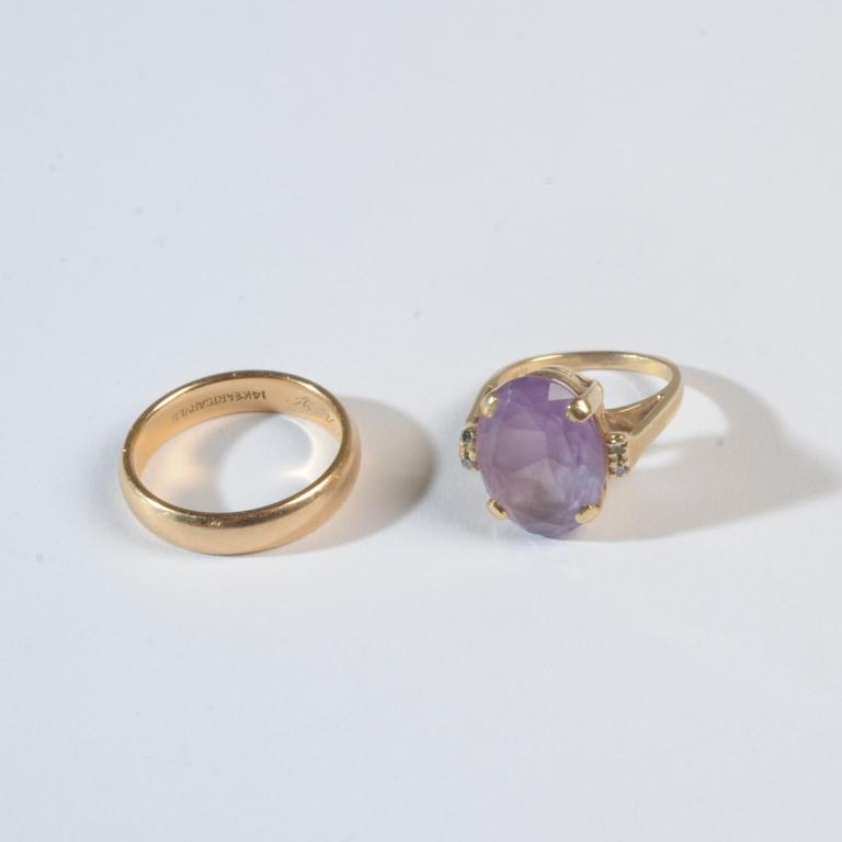 Two 14K Gold Rings (1 of 2)