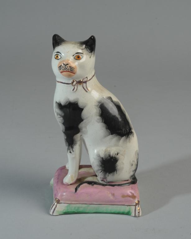 Antique Staffordshire Cat