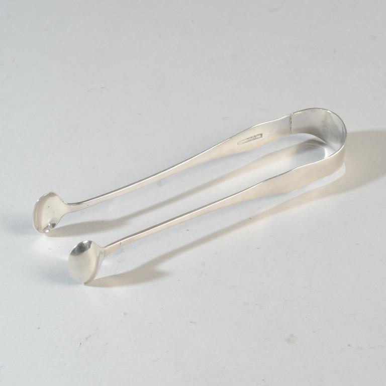 Garret Forbes NY Coin Silver Sugar Tongs (1 of 2)