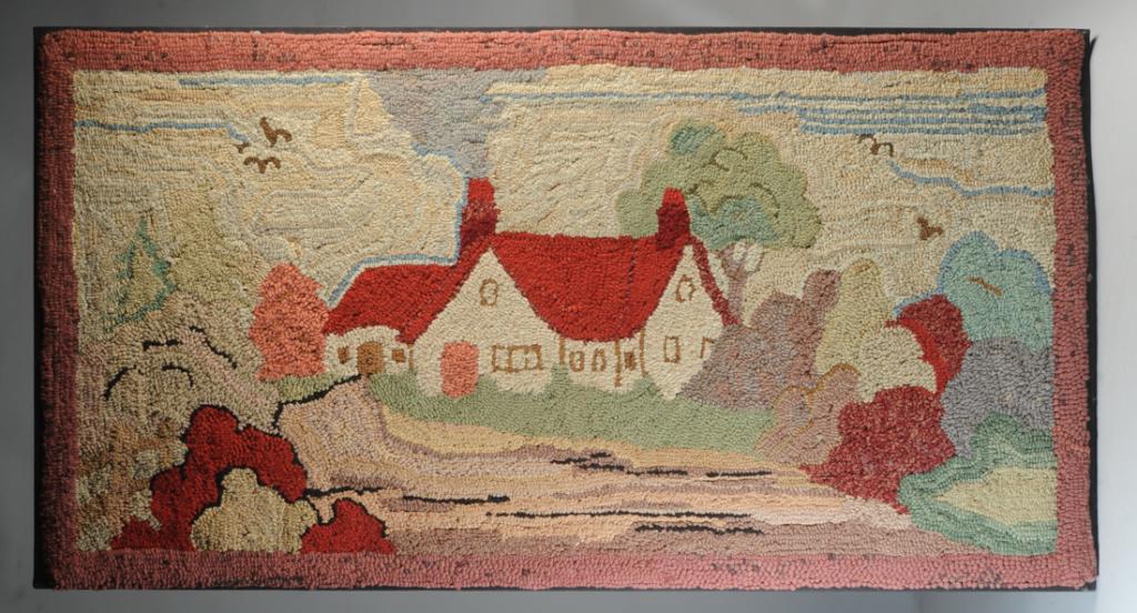 Antique Hooked Rug (1 of 2)