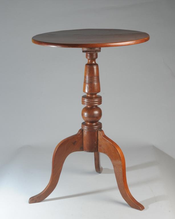 c1825 (West) Virginia Walnut Candle Stand (1 of 4)