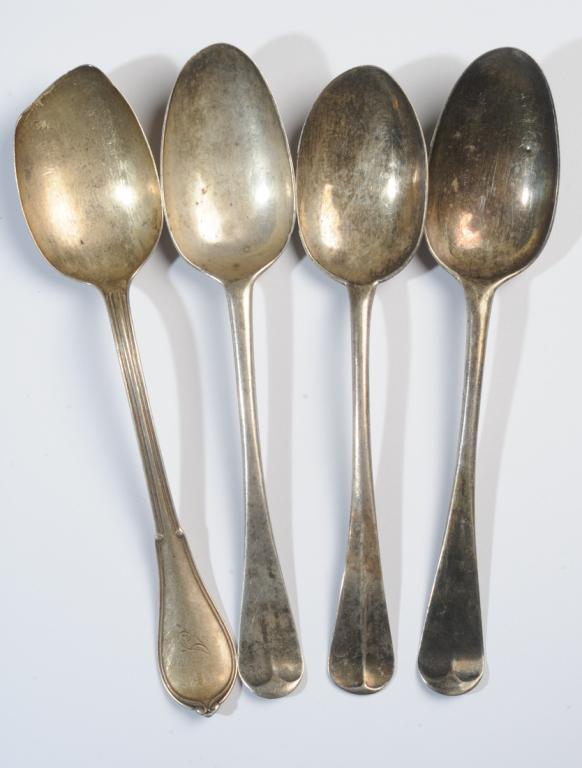 18th C. Coin Silver Spoons, Sterling Spoon (1 of 3)