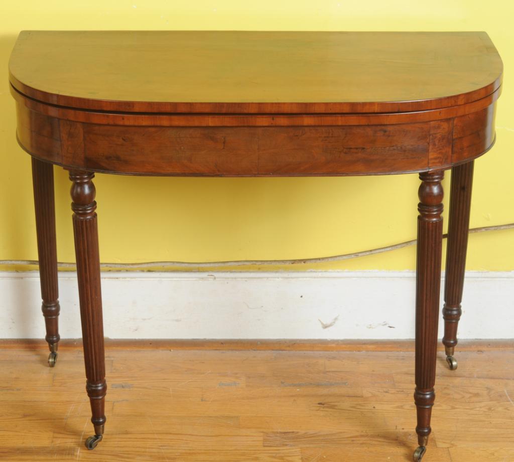 Federal Mahogany Games Table (1 of 6)