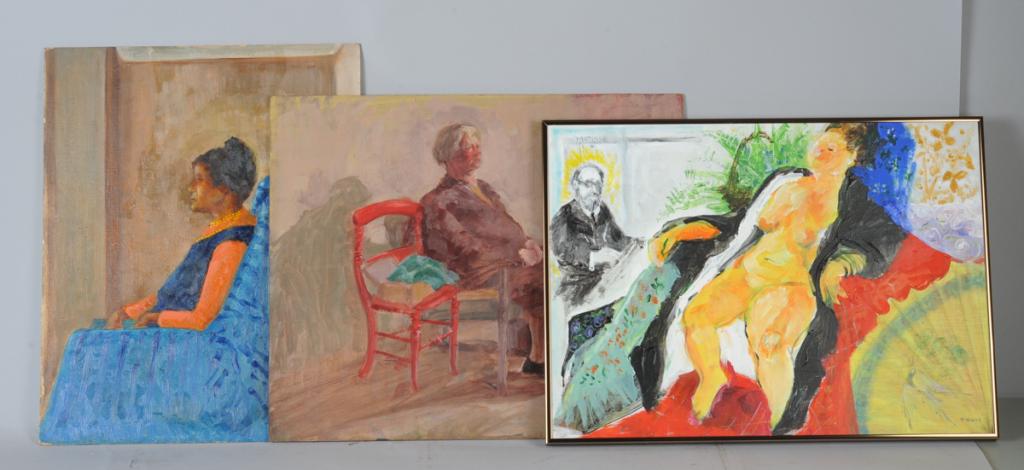 Three Oil on Panels by Juditha Biggs (1927 - 2018) (1 of 4)