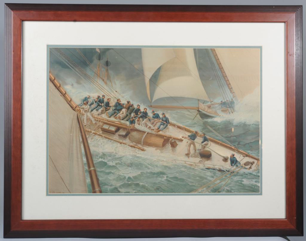Chromolithograph after Julian O. Davidson (1 of 3)