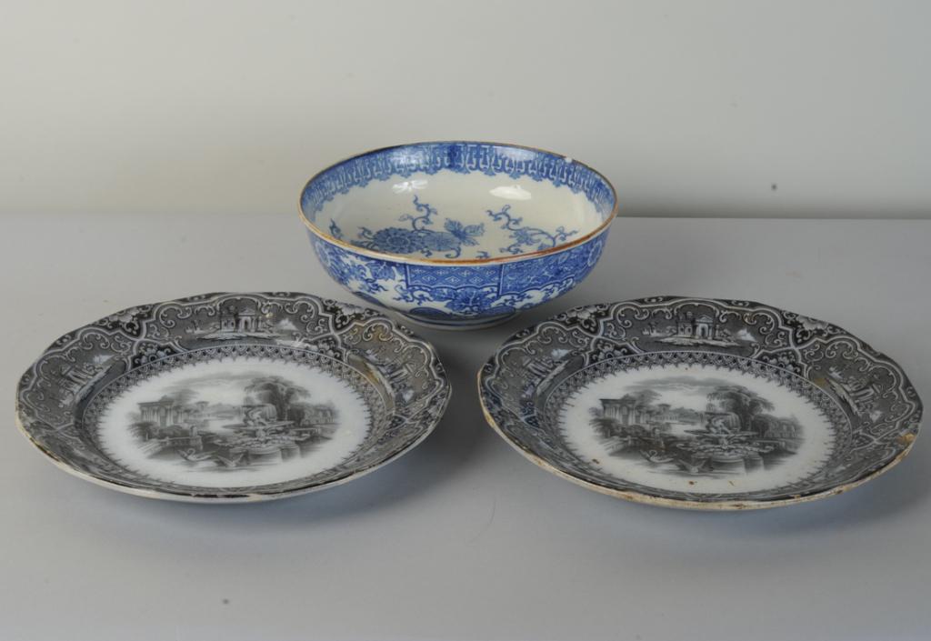 English & Asian Transferware (1 of 8)