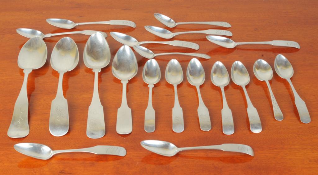 Mixed Grouping 20 Coin Silver Spoons (1 of 9)