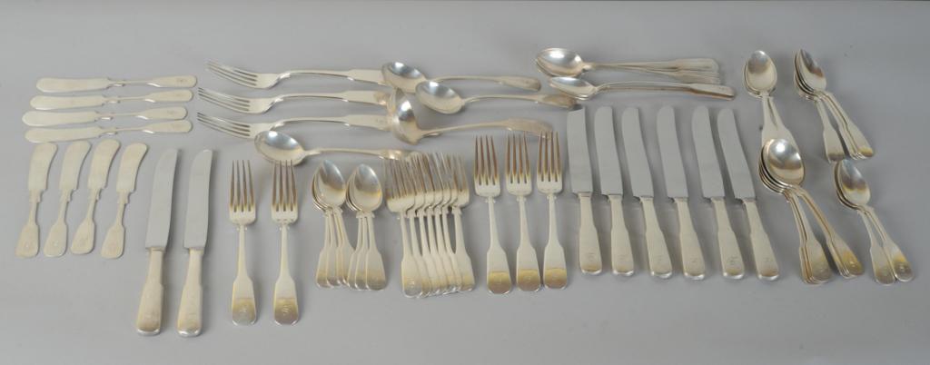 69 Pcs. Sterling Silver Flatware (1 of 4)
